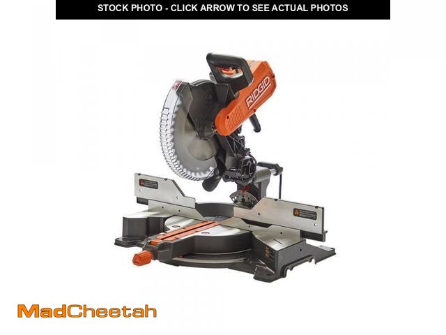 Lot 74-12492462 - RIDGID 12 in. Dual Bevel Miter Saw - UNUSED
