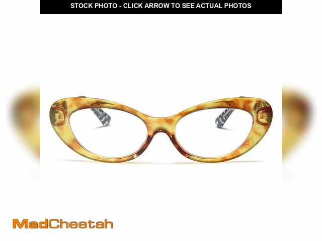 Lot 74-13987066 - 2SeeLife Oversized Cat Eye Reading Glasses for Women Ã¢â¬â Medium-Large Fit, Sturdy Frame, Spring...