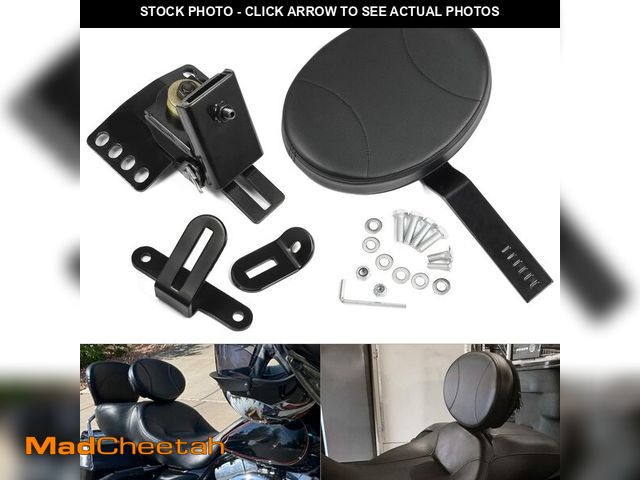 Lot 74-14378505 - Benlari Adjustable Driver Backrest Rider Backrest Plug-In Backrest Compatible for Harley Davidson To...