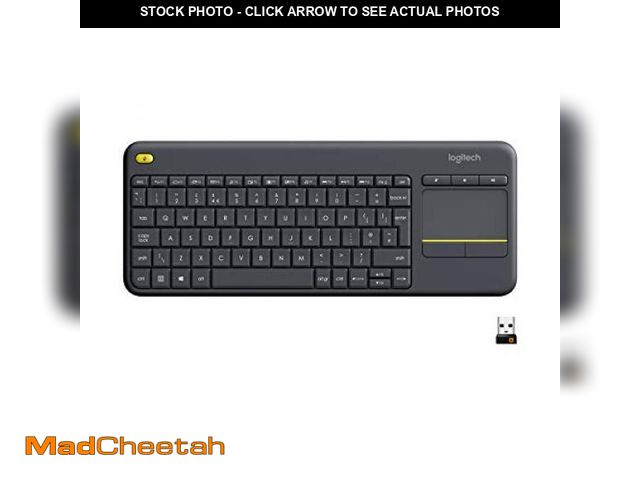 Lot 74-12328703 - Logitech K400 Plus Wireless Touch TV Keyboard With Easy Media Control and Built-in Touchpad, HTPC Ke...