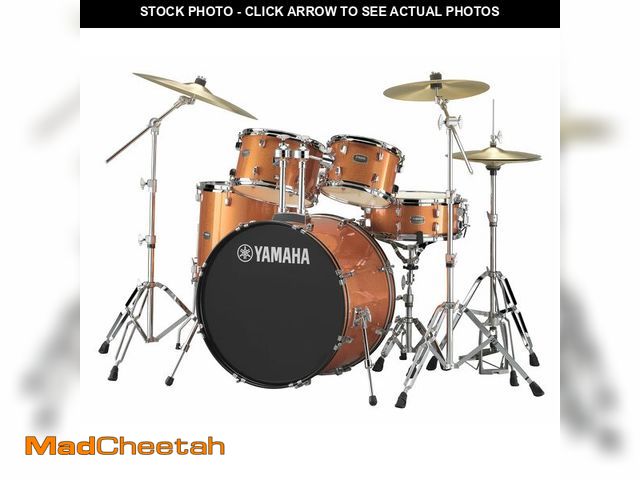 Lot 74-12629462 - Yamaha Rydeen 5-Piece Drum Set With 22" Bass Drum, Floor Tom, 2 Toms With Ball Clamp And Wood Snare ...