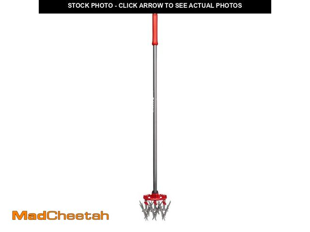 Lot 74-14254405 - Corona MAX DiscCULTIVATOR Adjustable 6.5 in. Steel Tines with Red Comfort Grip Garden Disc Cultivato...