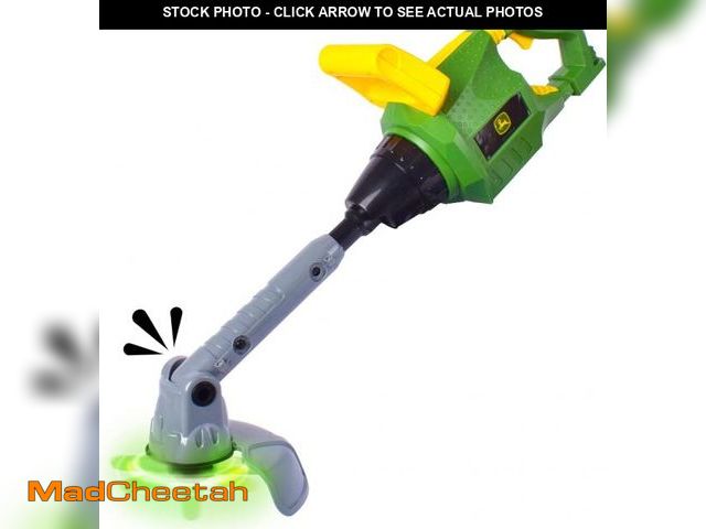 Lot 74-12098308 - John Deere Sunny Days Entertainment Power Tools Weed Trimmer - Construction Tool with Lights and Sou...