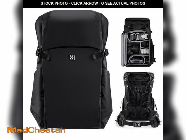 Lot 74-14049475 - K&amp;F Concept Camera Backpack, 30L Large Capacity Camera Bag, Waterproof DSLR Camera BackPack, Ext...