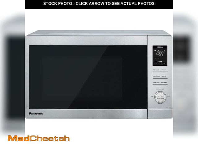 Lot 74-13213360 - Panasonic NN-SV79MS 1.4 cu.ft Smart Inverter Works with Alexa Countertop Microwave Oven 1200Watt Pow...