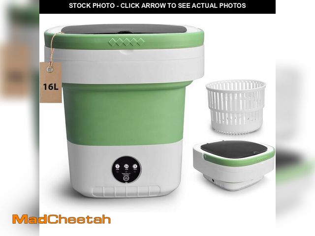 Lot 74-12606657 - Portable Washing Machine, 16L Upgraded Mini Washer with Spin Basket Laundry Machine, 3 Cleaning Mode...