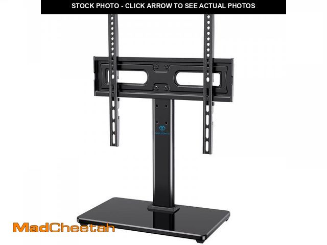 Lot 74-12537332 - PERLESMITH Universal TV Base for 32"-60" TVs, Â±35Â°Swivel, 88-lb Capacity,  Max VESA 400x400mm, Hei...