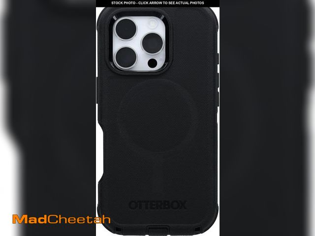 Lot 74-12330188 - OtterBox iPhone 16 Pro Defender Series Case - Black - UNUSED