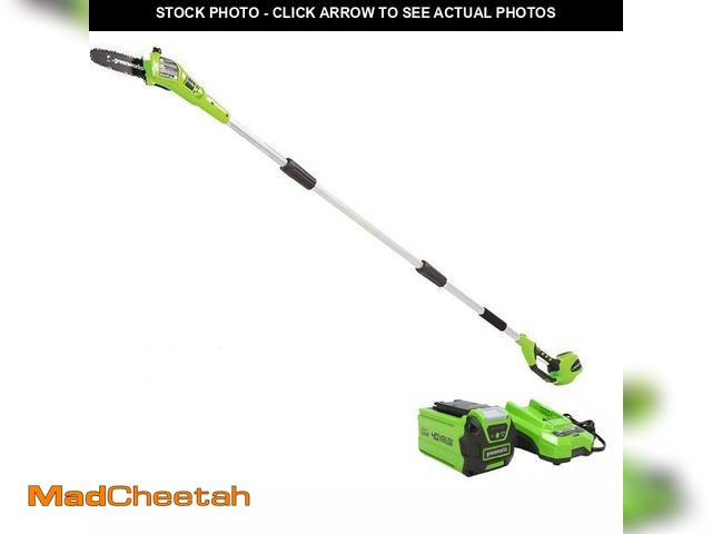 Lot 74-12154165 - Greenworks 40V 8" Pole Saw, 2.0Ah Battery (Gen 1) - UNUSED