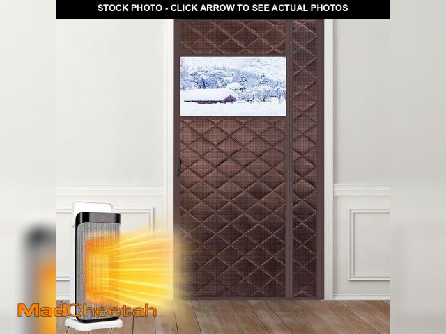 Lot 74-11548214 - CMSD-LJC Magnetic Thermal Insulated Door Curtain - Thick Doorway Curtains Using Oxford Cloth and Cot...