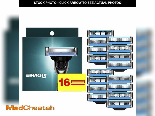 Lot 74-12708155 - 16 Count Razor Blade Refills, Refills for Men - UNUSED