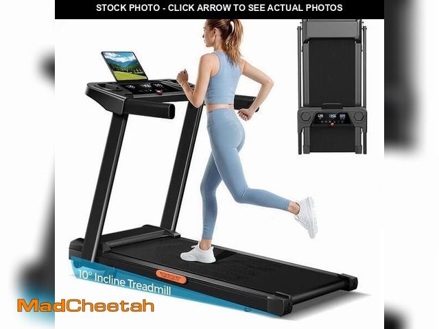 Lot 74-14071241 - LEZEE 4 in-1 Treadmill for home, Foldable with 10% Incline, 12 km/h Running Speed, with 3.0HP Motor ...