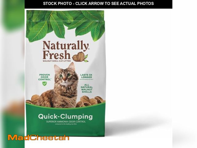 Lot 74-14305077 - Naturally Fresh Cat Litter Made from Walnut Shells, Quick-Clumping, Unscented, Upcycled, Easy Scoopi...