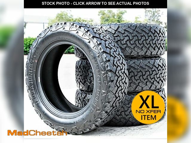 Lot 74-13648043 - SET OF 4 Venom Power Terra Hunter X/T XT Truck/SUV All-Terrain Mud Off-Road Radial Tire-275/55R20 27...