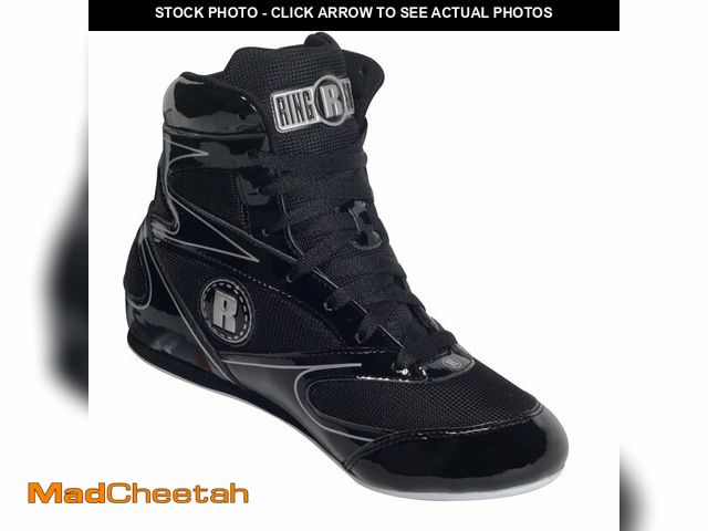 Lot 74-13953929 - Ringside Diablo Wrestling Boxing Shoes, 6, Black - UNUSED