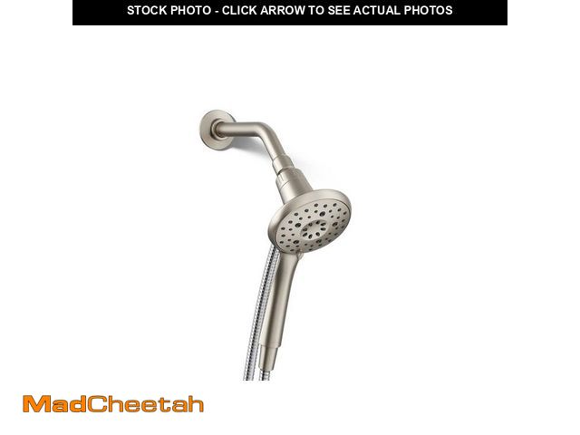 Lot 74-13002197 - *MISSING BEAUTY RING* KOHLER Claro 3-Spray Wall Mount Handheld Shower Head 1.75 GPM in Vibrant Brush...