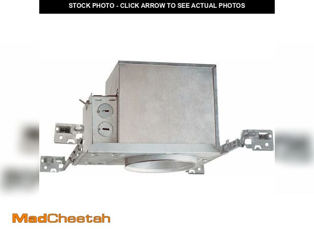 Lot 74-13733812 - Juno 4 Inch Incandescent Ceiling Light Housing for New Construction, IC Rated Recessed Light, Adjust...