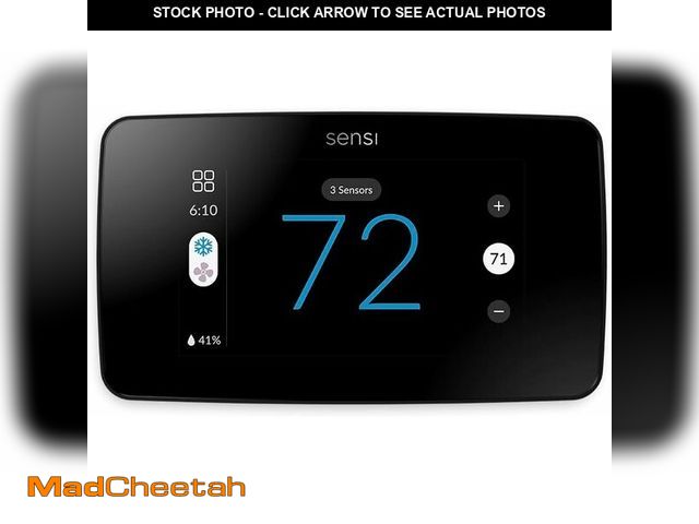 Lot 74-14591539 - Sensi Touch 2 Smart Thermostat Wi-Fi, Alexa, Energy Star Certified, ST76 - USED