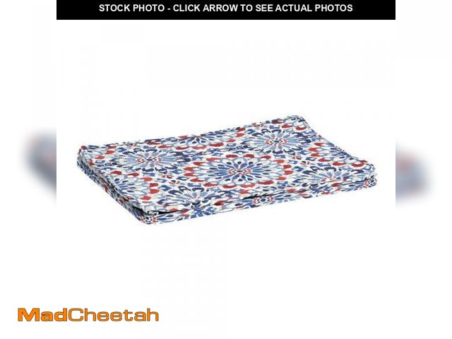 Lot 74-9425828 - ARDEN SELECTIONS ProFoam 19 in. x 24 in. Outdoor Plush Deep Seat Back Cover, Clark Blue - UNUSED