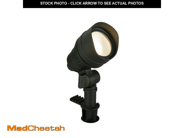 Lot 74-12557281 - Hampton Bay 200 Lumen Millennium Black Adjustable Light Color Integrated LED Outdoor Landscape Flood...