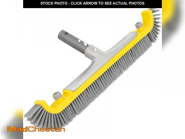Lot 74-12441076 - POOLAZA 20'' Pool Brush, Heavy Duty Pool Brushes for Cleaning Pool Walls &amp; Floors, Premium Pool ...