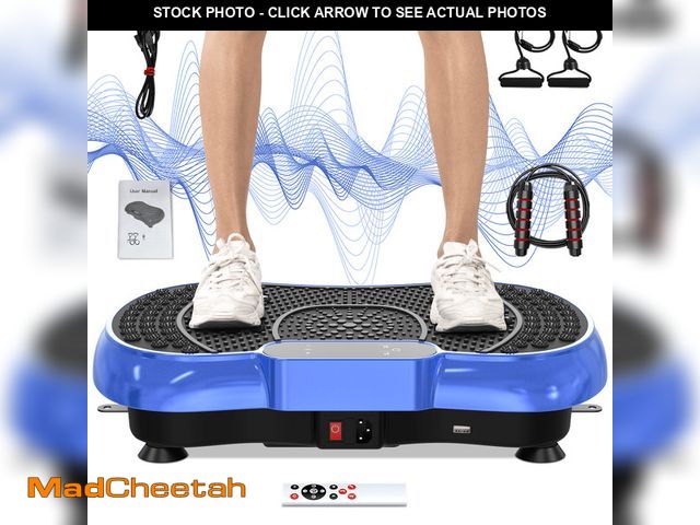 Lot 74-12765345 - (MISSING REMOTE)Bigzzia Vibration Plate Exercise Machine Whole Body Workout Vibration Fitness Platfo...