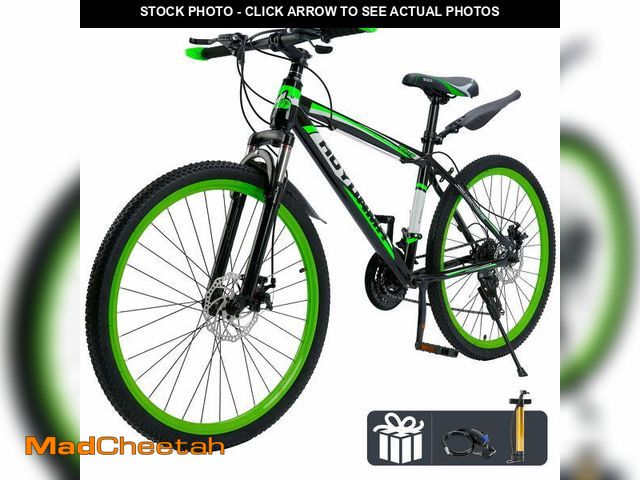 Lot 74-14324524 - 26" Mountain Bike for Men/Women, 24 Speed Shimano Twist Shifting, Front Suspension, Comfort Saddle R...