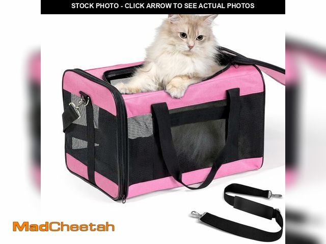 Lot 74-12699584 - Conlun Cat Carrier Airline Approved, Soft-Sided Dog Carrier with Inner Safety Leash, Pet Transport C...