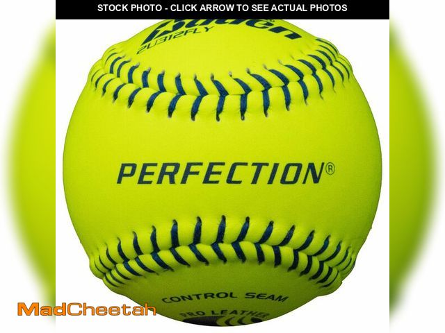 Lot 74-14284249 - Baden | USSSA Approved | Official League Fastpitch Softballs | Perfection Leather | 12" | Optic Yell...