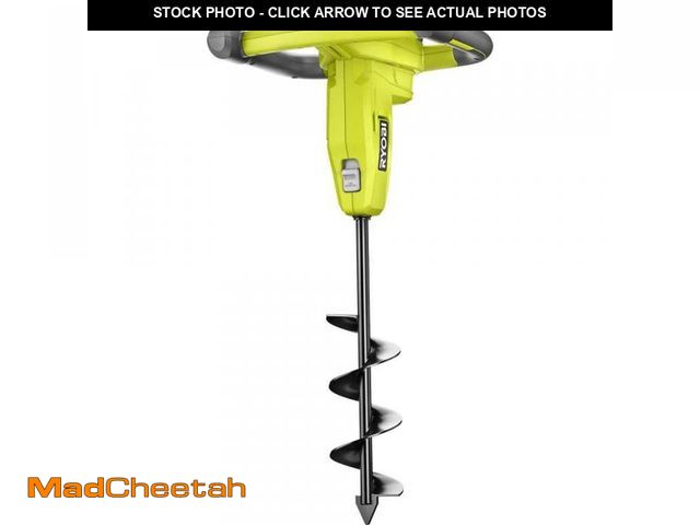 Lot 74-12365488 - RYOBI ONE+ 18V Cordless Earth Auger with 3 in. Bit (Tool Only) - UNUSED