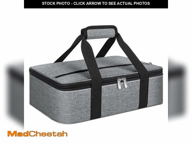 Lot 74-12975186 - MIAOJIE Insulated Casserole Carrier, Portable Casserole Carrier for Hot or Cold Food Lunch Tote Warm...