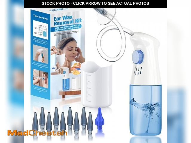 Lot 74-12305912 - Ear Wax Removal, Ear Cleaner, Ear Wax Removal Kit, FSA Eligible Items Only List, Manual Ear Irrigati...