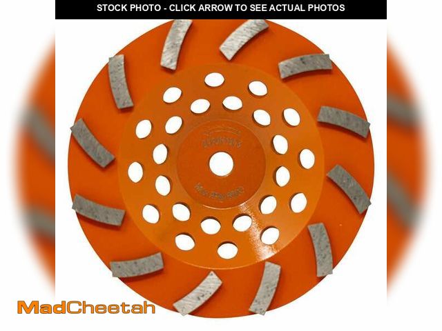 Lot 74-14587944 - RIDGID 7 in. 12-Segment Turbo Cup Grinding Wheel HD-TAW7012L1 - USED