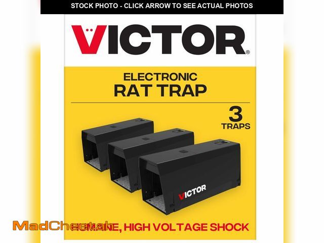 Lot 74-12718548 - Victor M241BSR-3 Indoor Electronic Rat Trap, Humane Electric Rat Traps Indoor for Home, No Touch, No...