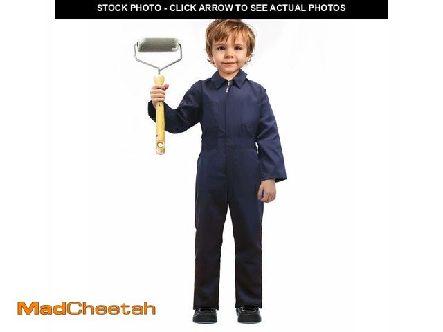 Lot 74-12718671 - VZQI Kids Coveralls for Boys Navy Coveralls Mechanic Suit Halloween Lightweight Coveralls Jumpsuit -...