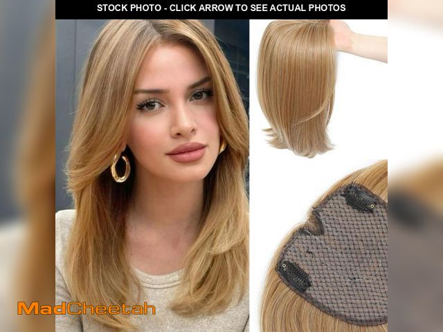 Lot 74-12329135 - Mekylio Hair Toppers for Women clip in bangs Large Base Toppers for Women with Thinning Hair Clip In...