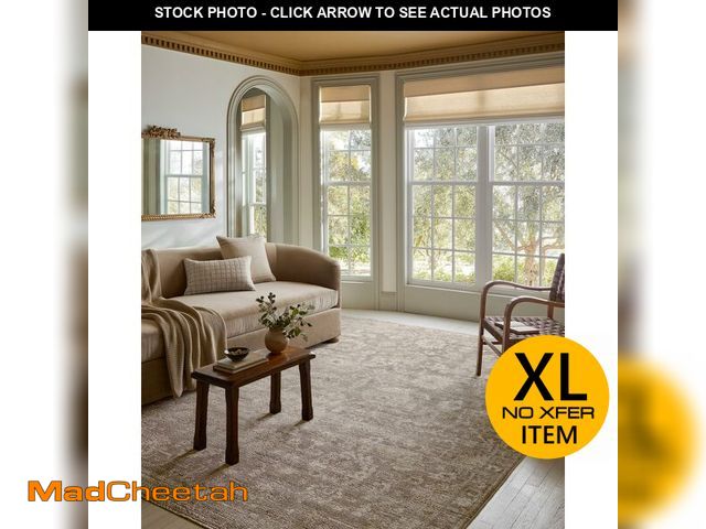 Lot 74-12785723 - Loloi Magnolia Home by Joanna Gaines Pace Collection PAC-03 Taupe/Wheat 9'-6" x 12'-3" Area Rug - UN...