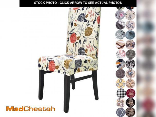 Lot 74-11552498 - Lalluxy Stretchy Parson Chair Slipcovers for Dining Room Chair seat Covers Chair Protectors for Part...