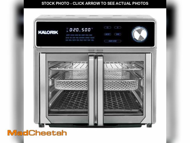 Lot 74-13002190 - KALORIK MAXX 26 qt. Stainless Steel Digital Air Fryer Oven Grill - UNUSED
