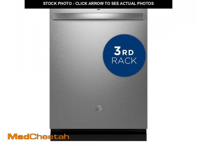 Lot 74-12184515 - GE 24 in. Top Control Built-In Tall Tub Dishwasher in Fingerprint Resistant Stainless with Dry Boost...