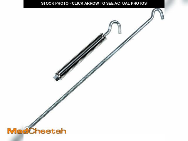 Lot 74-12546805 - HAPPIJAC Lippert Replacement Standard Threaded Turnbuckle with 24" Hook for Truck Camper Tie-Down, F...