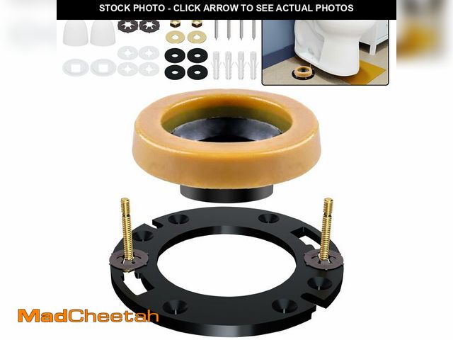 Lot 74-12970140 - boeemi Toilet Flange Repair Kit with Wax Ring for Toilets Install or Leaking Toilet Wax Ring Replace...