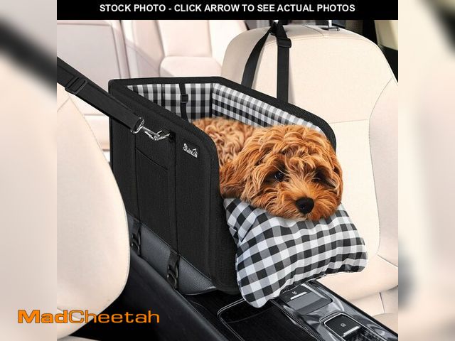 Lot 74-14272373 - SlowTon Console Dog Car Seat - Portable Dogs Armrest Booster Seat for Small Dog, Anti-Collapse Pet C...