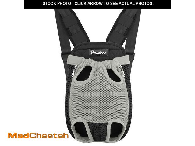 Lot 74-14212310 - Pawaboo Pet Carrier Backpack, Adjustable Pet Front Cat Dog Carrier Backpack Travel Bag, Legs Out, Ea...