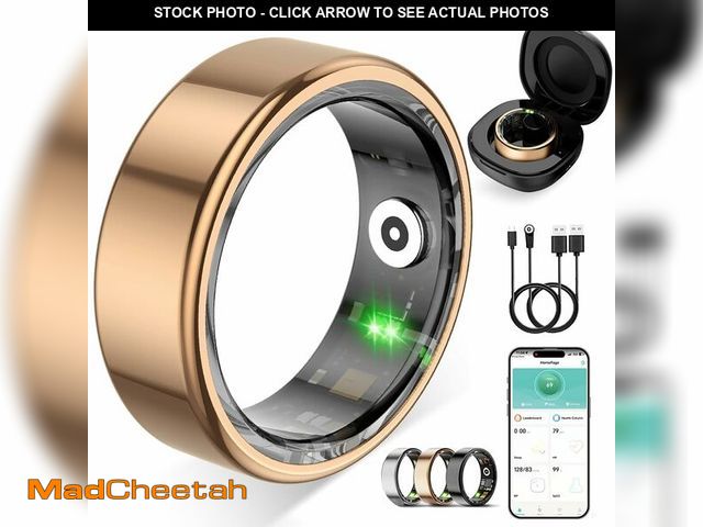 Lot 74-13548482 - Smart Ring for Women Men(Rose Gold, 8) - UNUSED