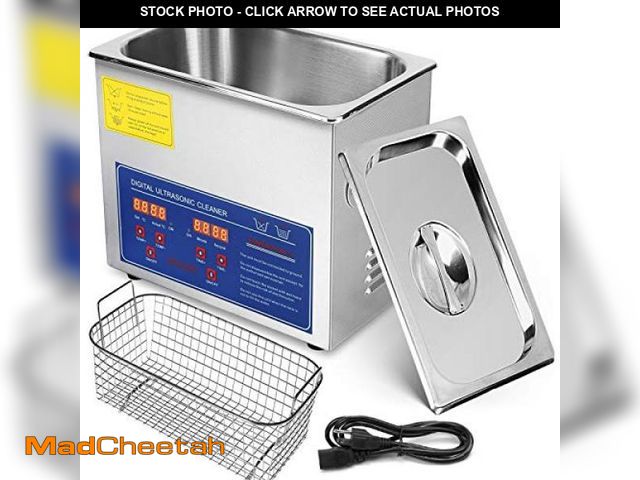 Lot 74-12137362 - VEVOR Ultrasonic Cleaner with Digital Timer &amp; Heater, Professional Ultra Sonic Jewelry Cleaner, ...