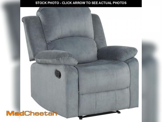Lot 74-12271379 - Phoenix Home Fabric Manual Recliner Chair for Adults, Comfy Reclining Chairs with Overstuffed Arm an...