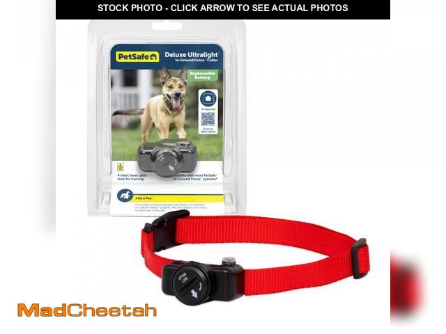 Lot 74-12219564 - PetSafe Deluxe Ultralight Pet Fence Receiver Collar Electric Dog Containment, In Ground Dog Fence Wa...