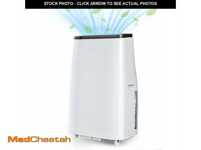 Lot 74-13673634 - 14000 BTU Room Portable Air Conditioner, 3-In-1 Free Standing Cooling AC With Fan &amp; Dehumidifier...