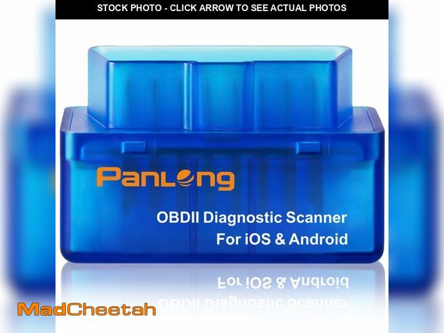 Lot 74-12880372 - Panlong OBD2 Scanner Bluetooth for iPhone iOS Android OBDII Car Diagnostic Scan Tool Engine Fault Co...